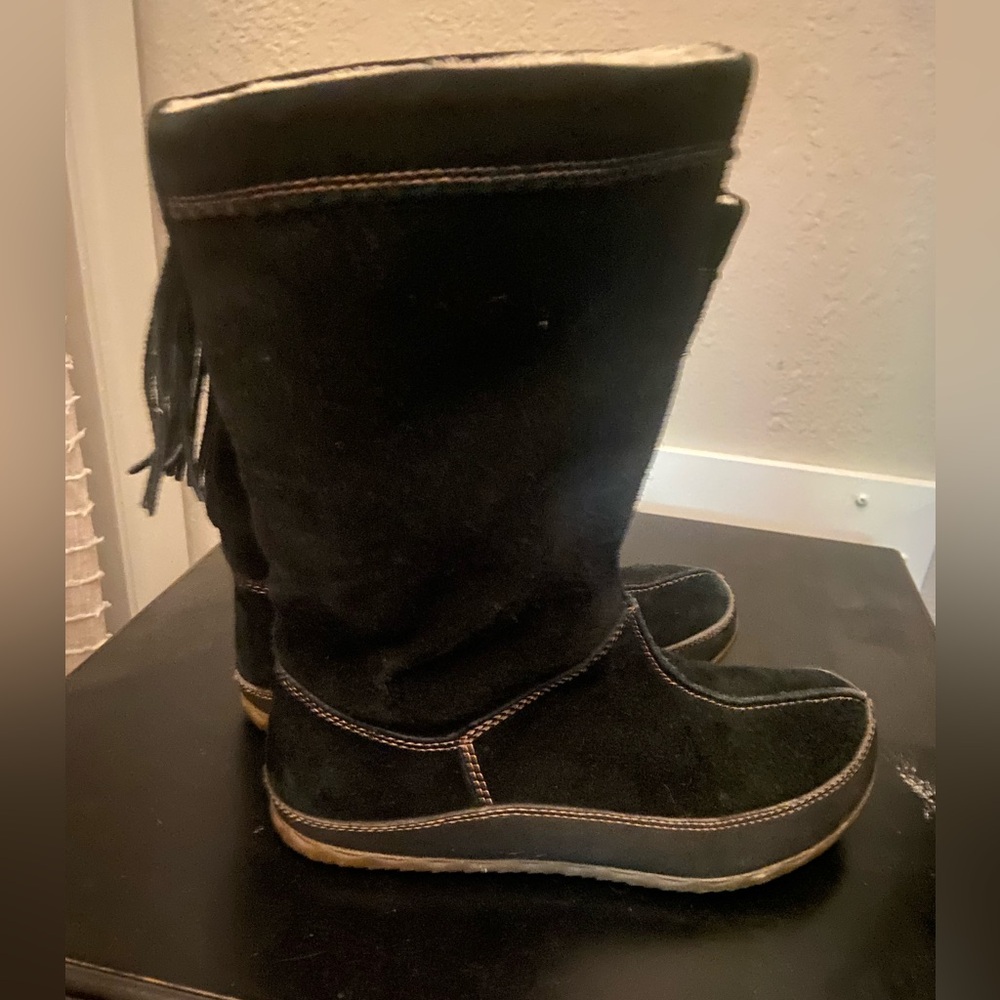 Black Suede Boots